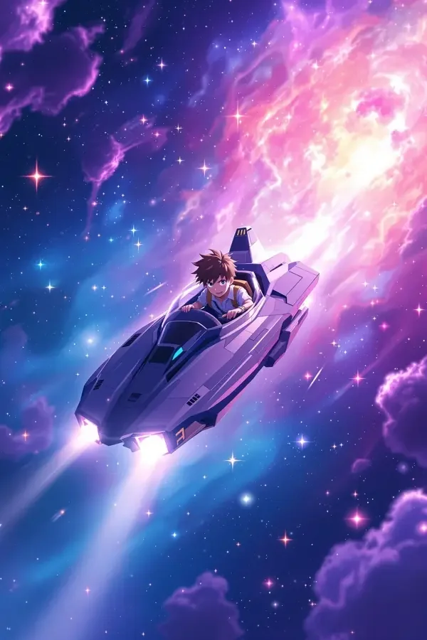 《星空旅人》动漫海报 - 51短视频
