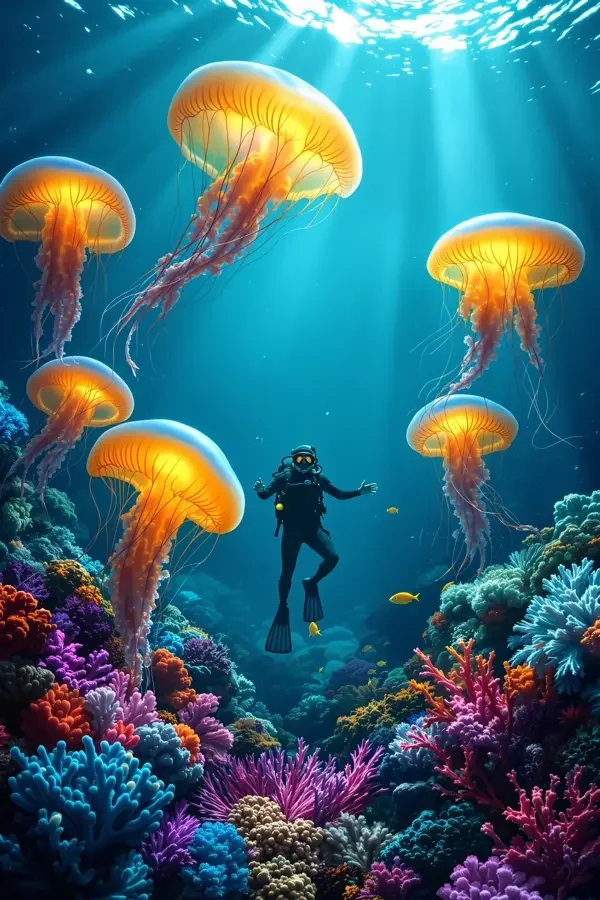 《深海秘境》纪录片海报 - 51短视频